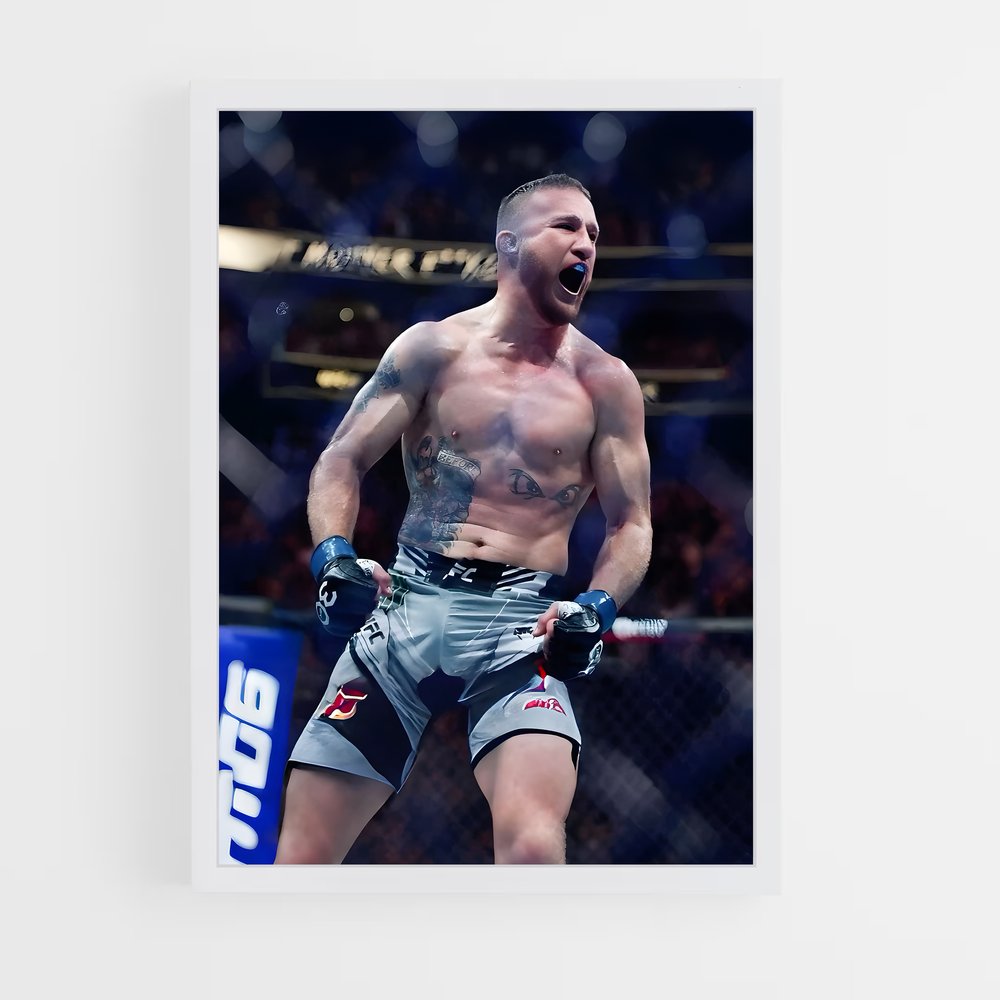 Poster Fight Club Gaethje – affiche MMA (vue 3)